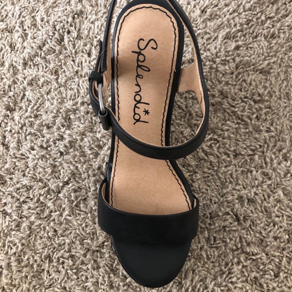 Splendid kika black and brown stripe wedge - Picture 4 of 7